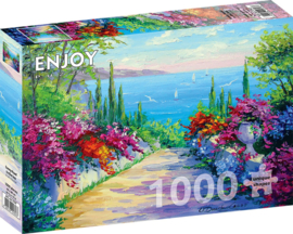 Enjoy 1747 - Sunny Road to the Sea - 1000 stukjes
