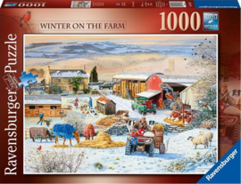 Ravensburger - Boerderij in de Winter - 1000 stukjes