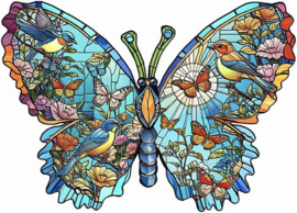 SunsOut 97095 - Birds, Flowers and Butterflies - 1000 st.  Vormpuzzel