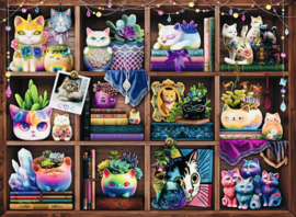 Ravensburger - Cubby Cats and Succulents - 500 stukjes