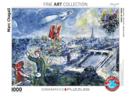 Eurographics Marc Chagall - View of Paris - 1000 stukjes