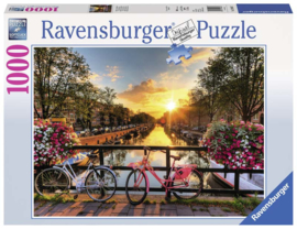 Ravensburger - Fietsen in Amsterdam - 1000 stukjes