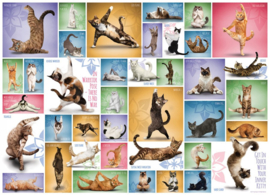 Eurographics 0953 - Yoga Cats - 1000 stukjes