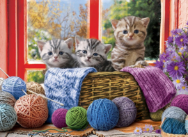 Eurographics 5500 - Knittin' Kittens - 500XL stukjes