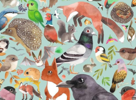 Ravensburger - Bezoekers van de Tuin - 500 stukjes
