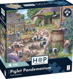 House of Puzzles - Piglet Pandemonium - 500 stukjes