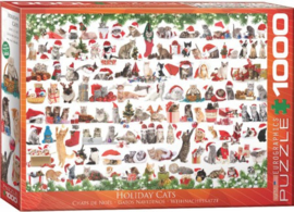 Eurographics 0940 - Holiday Cats - 1000 stukjes