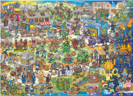 Gibsons 7152 - Barmy Britain - 1000 stukjes