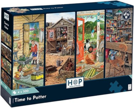 House of Puzzles - Time to Potter - 4x500 stukjes