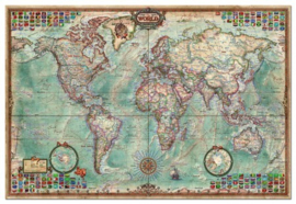 Educa - Antieke Wereldkaart - 4000 stukjes