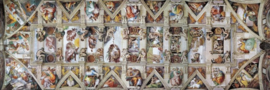 Eurographics Michelangelo - The Sistine Chapel Ceiling - 1000 stukjes  Panorama