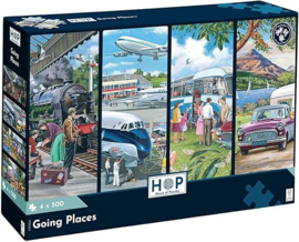 House of Puzzles - Going Places - 4x500 stukjes