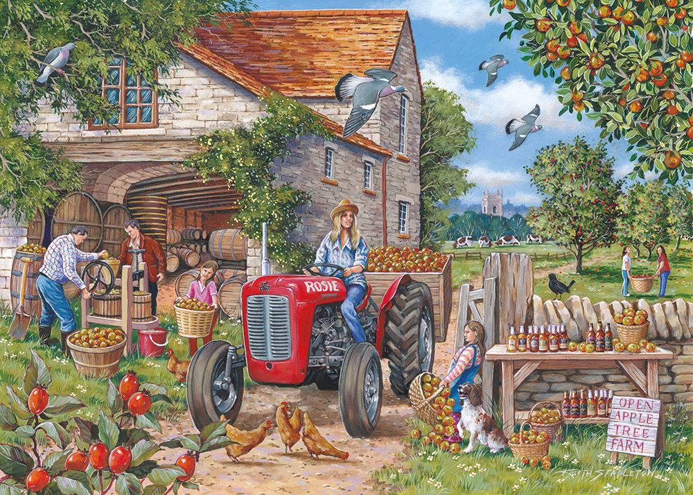 House of Puzzles - Farmer's Friends - 4x250 stukjes