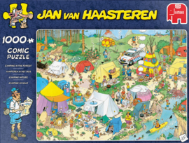 Jan van Haasteren - Kamperen in het Bos - 1000 stukjes