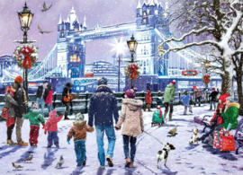Gibsons 6480 - Tower Bridge at Christmas - 1000 stukjes