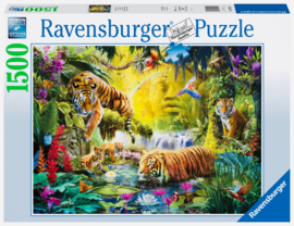 Ravensburger - Idylle bij de Waterplaats - 1500 stukjes