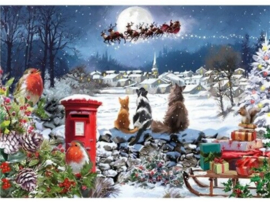 Otter House - Christmas Delivery - 1000 stukjes