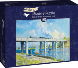 Bluebird Claude Monet -Railway Bridge at Argenteuil - 1000 stukjes