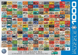 Eurographics 0783 - The VW Groovy Bus - 1000 stukjes