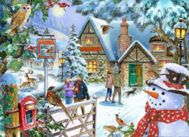 House of Puzzles - Snowman's View - 1000 stukjes