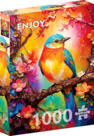 Enjoy 2147 - Colorful Birdie - 1000 stukjes