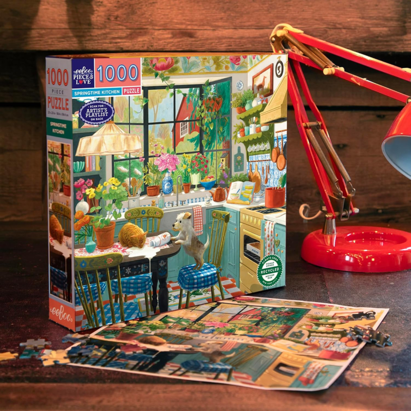 eeBoo - Springtime Kitchen - 1000 stukjes