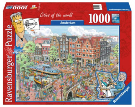 Ravensburger - Fleroux,  Amsterdam - 1000 stukjes