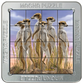 TFF 3D Magna Puzzle Small - Meerkats - 16 stukjes