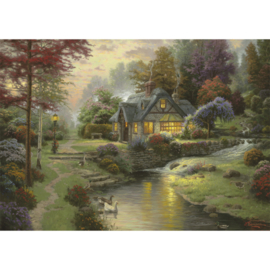 Thomas Kinkade - Stillwater Cottage - 1000 stukjes