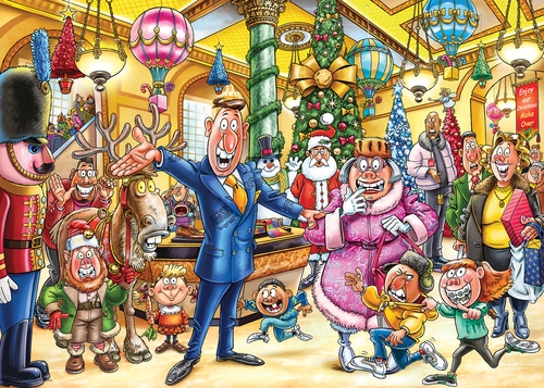 Wasgij Christmas 21 - Een Feestelijke Make-Over - 2x1000 stukjes