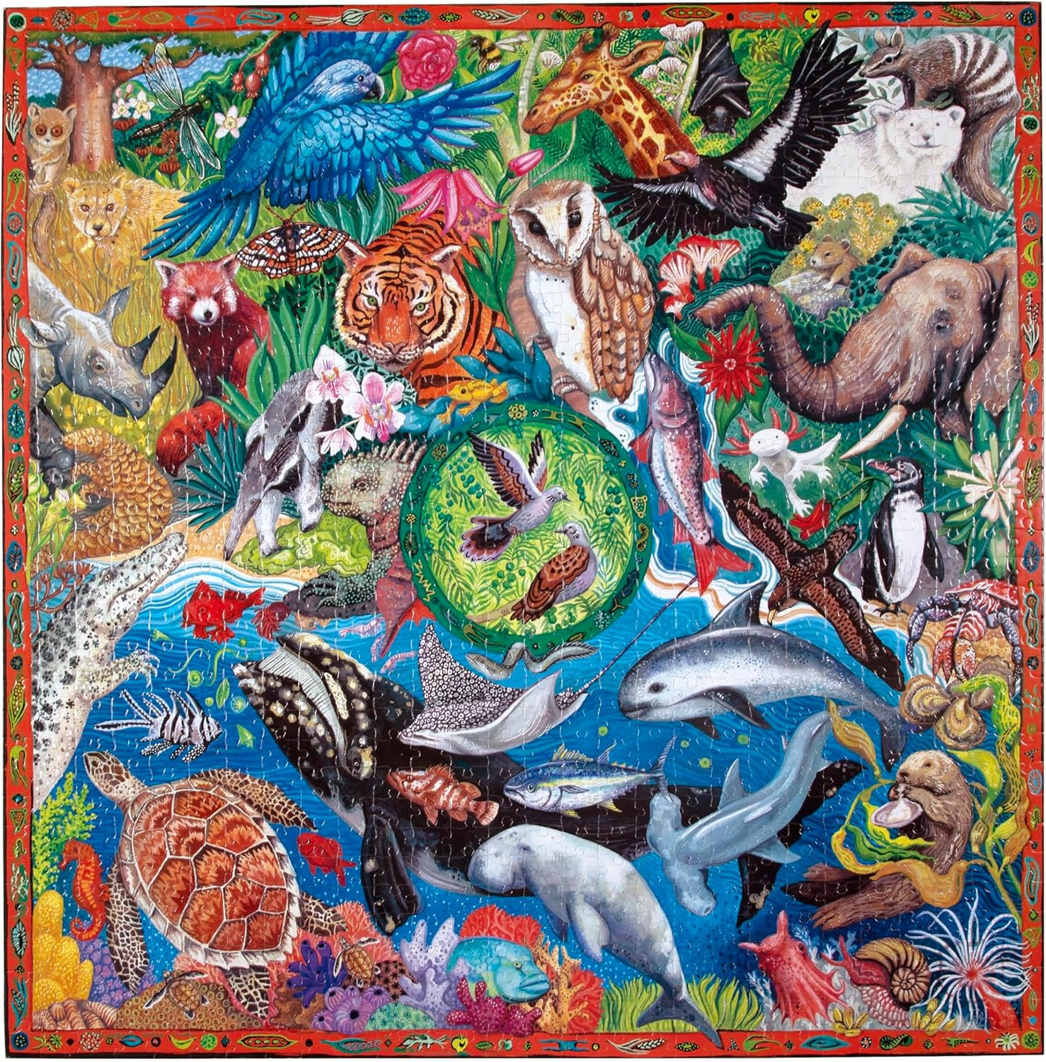 eeBoo - The Wild World - 1000 stukjes