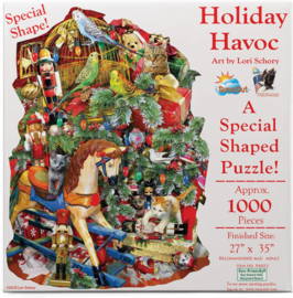 SunsOut 96052 - Holiday Havoc - 1000 stukjes Vormpuzzel