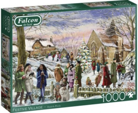 Falcon de Luxe 11352 - Festive Village - 1000 stukjes