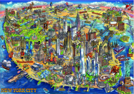 Educa - Kaart van New York - 500 stukjes