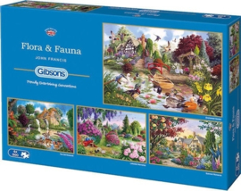 Gibsons 5025 Flora & Fauna 4x500 stukjes