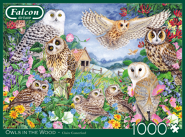 Falcon de Luxe 11286 - Owls in the Wood - 1000 stukjes