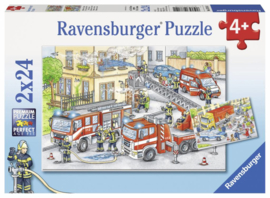 Ravensburger - Helden aan het Werk - 2X24 stukjes  OP=OP