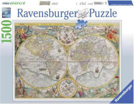 Ravensburger - Wereldkaart - 1500 stukjes