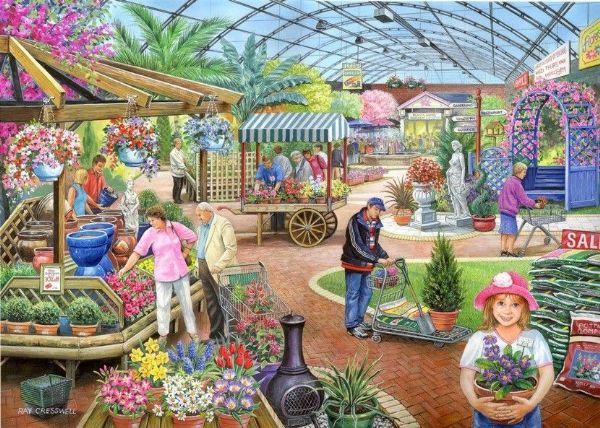 House of Puzzles - At the Garden Center - 500 stukjes