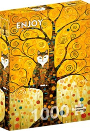 Enjoy 2316 - Gustav Klimt’s Cat in the Tree of Life - 1000 stukjes