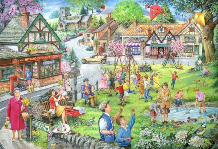House of Puzzles - Seasons on the Green - 4x500 stukjes