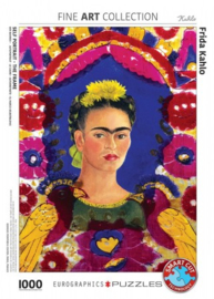 Eurographics Frida Kahlo - Self Portret, The Frame - 1000 stukjes