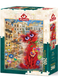 Art Puzzle 4582 - Red Cat - 260XL stukjes