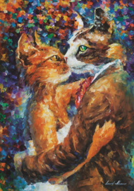 Art Puzzles 4226 - Dance of the Cats in Love - 1000 stukjes