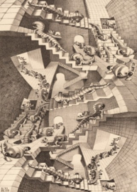 Puzzelman M.C. Escher - The House of Stars - 1000 stukjes