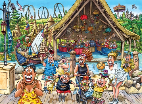 Wasgij Original - Efteling, De Wereld van Sinbad - 1000 stukjes