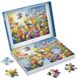 Eurographics 6017 - Playful Garden Birds - 24XXL stukjes