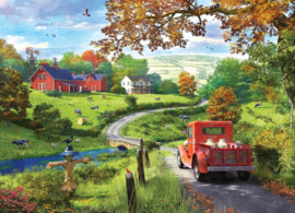 Eurographics 0968 - The Country Drive - 1000 stukjes