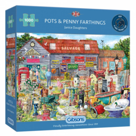 Gibsons 6318 - Pots & Penny Farthings - 1000 stukjes