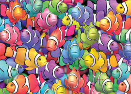 TFF Dubbelzijdige  puzzel - Clownvis - 500 stukjes